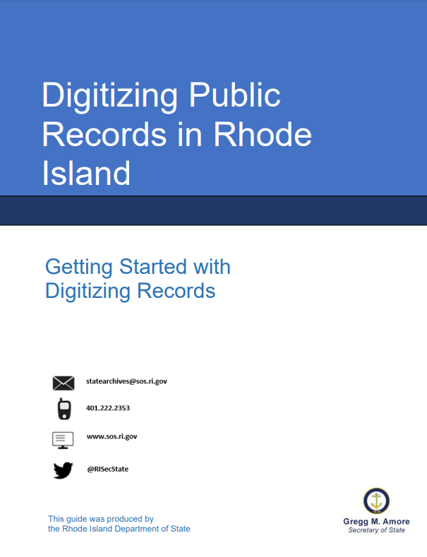 Digitizing Public Records in Rhode Island