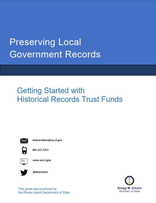 Guide to the Historical Records Trust Fund