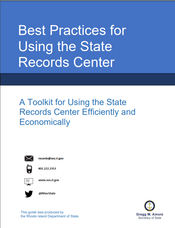 Guide to the State Records Center 